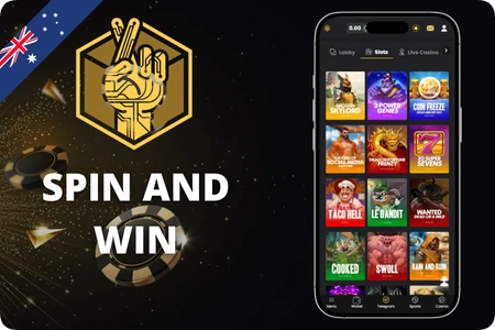 Lucky Block Casino slots on mobile app