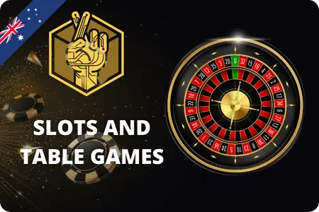 Slots and table games in casinos
